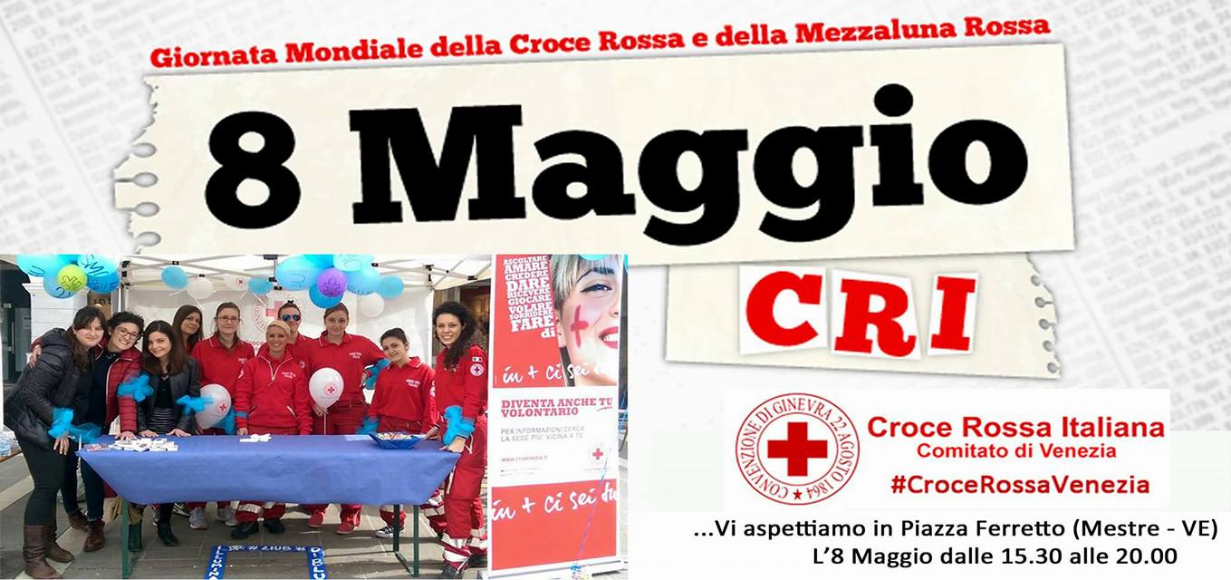 Festeggia con noi la Giornata Mondiale della Croce Rossa e della Mezzaluna Rossa!