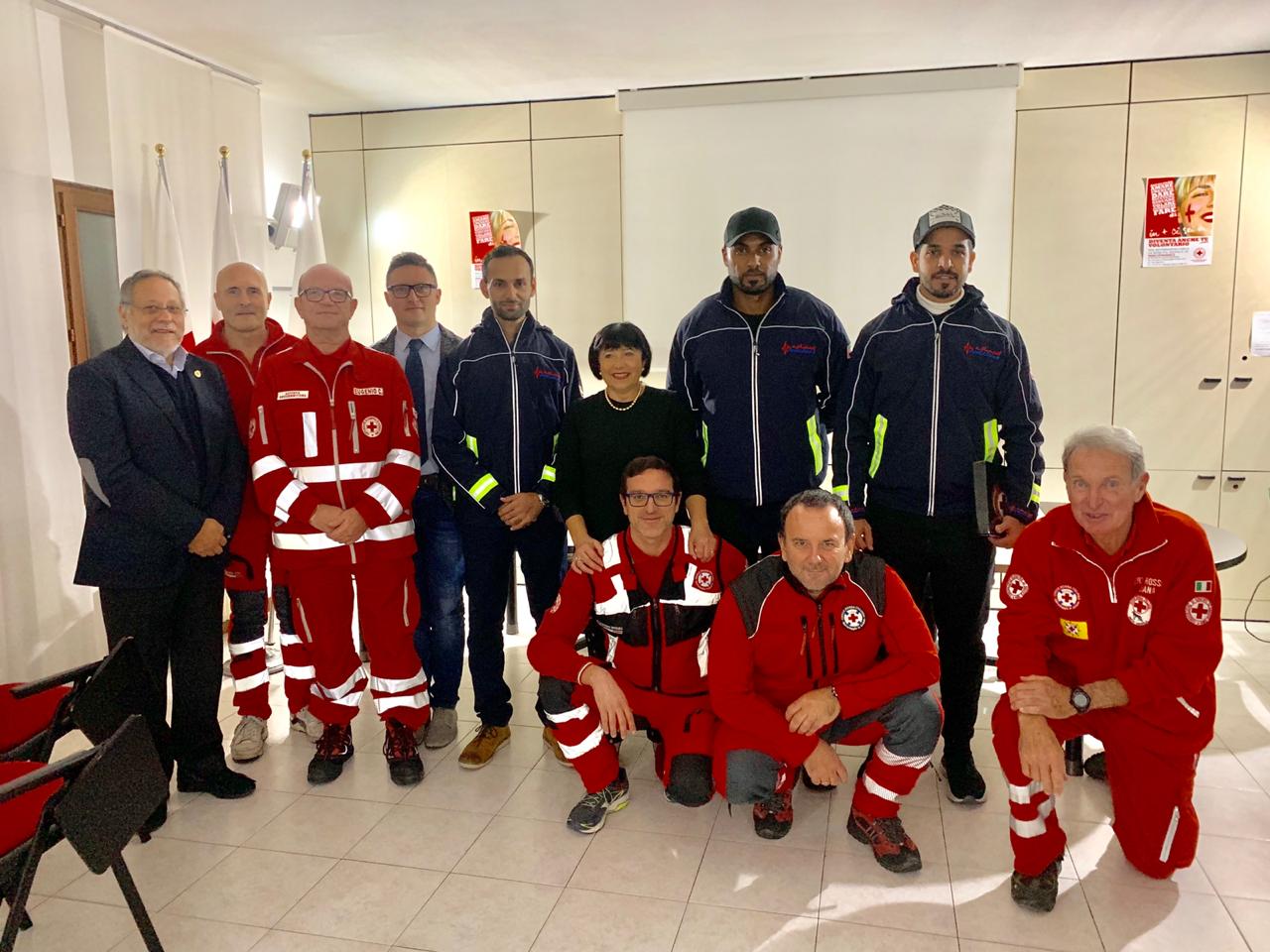 La Croce Rossa di Venezia incontra gli Emirati