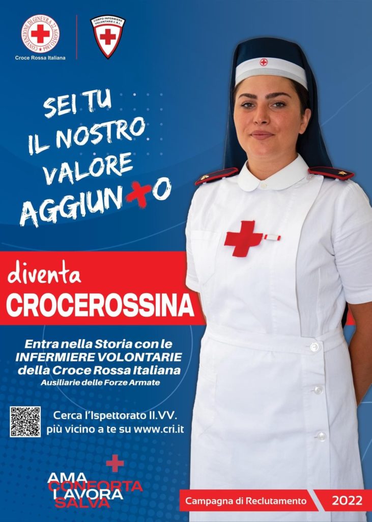 Reclutamento allieve scuola del corpo delle infermiere volontarie della Croce Rossa Italiana
